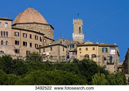 Volterra, Tuscany, Italy, Europe View Large Photo Image Stock Image - Volterra, Tuscany, Italy, Europe . Fotosearch
