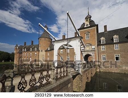 Wasserburg Anholt, Isselburg, Germany View Large Photo Image Stock Photo - Wasserburg Anholt, Isselburg, Germany . Fotosearch