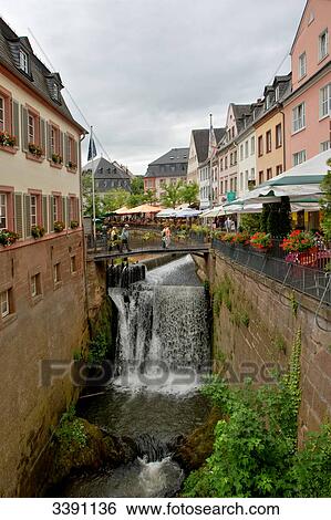 Waterfall, Saarburg, Rhineland-Palatinate, Germany View Large Photo Image Stock Photograph - Waterfall, Saarburg, Rhineland-Palatinate, Germany . Fotosearch