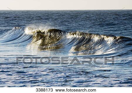 Wave breaking in North Sea, Sylt, Germany, close-up View Large Photo Image Stock Image - Wave breaking in North Sea, Sylt, Germany, close-up . Fotosearch