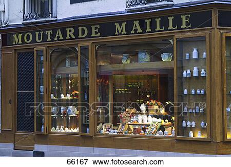 Window display of pottery shop, Dijon, Cote-D'Or departement, France View Large Photo Image Stock Photo - Window display of pottery shop, Dijon, Cote-D'Or departement, France . Fotosearch