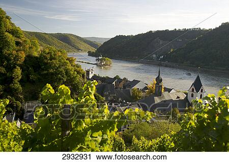 Stock Image - Zollfeste, Kaub, Germany . Fotosearch