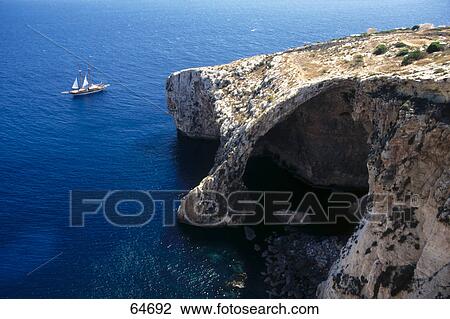 Aerial view of boat in sea View Large Photo Image Stock Image - Aerial view of boat in sea . Fotosearch