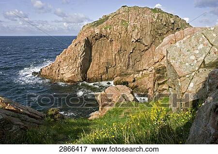 Cliffs on coast, Kullaberg, Hoganas Municipality, Sweden  View Large Photo Image Stock Photo - Cliffs on coast, Kullaberg, Hoganas Municipality, Sweden . Fotosearch