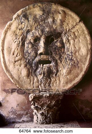 Close-up of Bocca della Verita relief in church, Santa Maria Church, Comedin, Rome, Italy View Large Photo Image Picture - Close-up of Bocca della Verita relief in church, Santa Maria Church, Comedin, Rome, Italy . Fotosearch