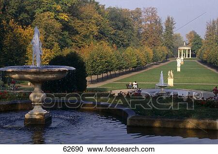 Stock Image - Close-up of fountain, Neustrelitz, Mecklenburg-Vorpommern, Germany, Europe . Fotosearch