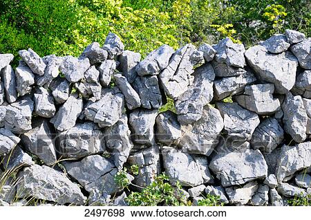 Close-up of stone wall, Balkans, Croatia View Large Photo Image Stock Photo - Close-up of stone wall, Balkans, Croatia . Fotosearch