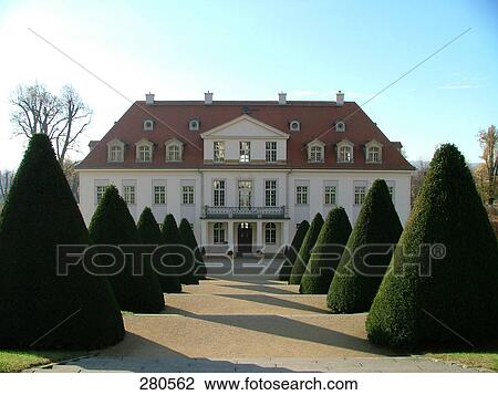 Stock Image - Facade of castle, Dresden, Germany . Fotosearch