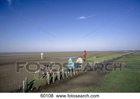 Group of people on beach, Schleswig-Holstein, Germany, Europe View Large Photo Image Stock Photo - Group of people on beach, Schleswig-Holstein, Germany, Europe . Fotosearch