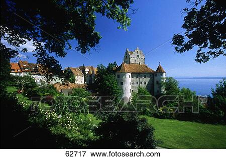 High angle view of castle, Baden-Wurttemberg, Germany, Europe View Large Photo Image Stock Photo - High angle view of castle, Baden-Wurttemberg, Germany, Europe . Fotosearch