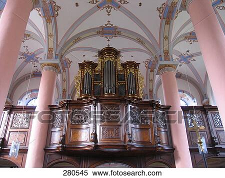 Stock Photography - Interiors of cathedral, Germany . Fotosearch