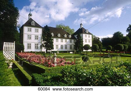 Lawn in front of castle, Schleswig-Holstein, Germany, Europe View Large Photo Image Picture - Lawn in front of castle, Schleswig-Holstein, Germany, Europe . Fotosearch