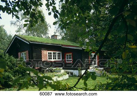 Lawn in front of house, Germany, Europe View Large Photo Image Stock Photo - Lawn in front of house, Germany, Europe . Fotosearch