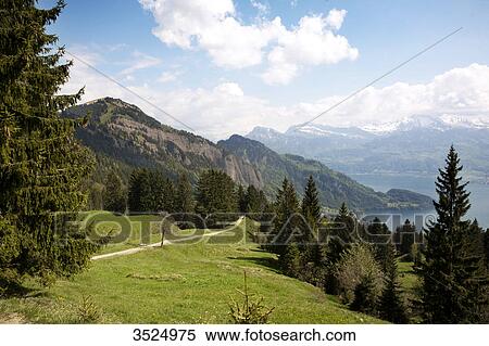 Mountain landscape, elevated view View Large Photo Image Stock Photography - Mountain landscape, elevated view . Fotosearch
