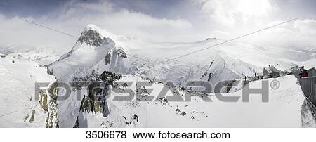 Stock Photo - Mountain landscape in Zermatt, Switzerland, elevated view . Fotosearch