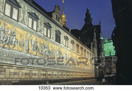 Murals on wall of building, Zwinger, Dresden, Saxony, Germany View Large Photo Image Stock Image - Murals on wall of building, Zwinger, Dresden, Saxony, Germany . Fotosearch