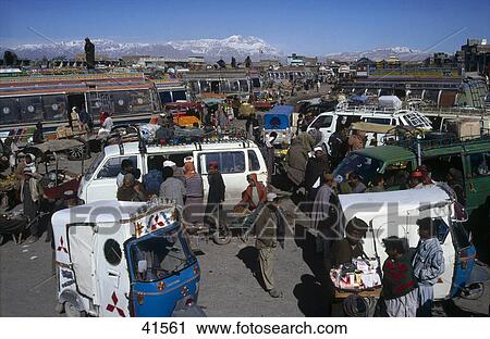 Passengers at bus station, Quetta, Pakistan View Large Photo Image Stock Image - Passengers at bus station, Quetta, Pakistan . Fotosearch