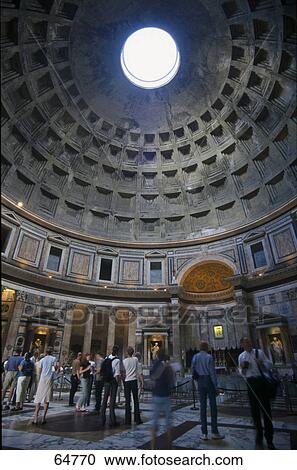 People in temple, Pantheon, Rome, Italy View Large Photo Image Stock Image - People in temple, Pantheon, Rome, Italy . Fotosearch