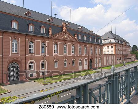 Road running in front of building, Mainz, Germany View Large Photo Image Stock Image - Road running in front of building, Mainz, Germany . Fotosearch
