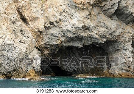 Stock Image - Rocky coast, Costa Brava, Catalonia, Spain . Fotosearch