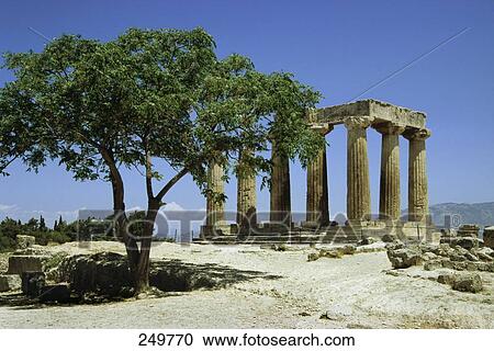 Ruins of roman temple, Temple Of Apollo, Greece View Large Photo Image Stock Image - Ruins of roman temple, Temple Of Apollo, Greece . Fotosearch