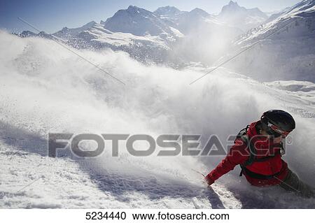 Stock Image - Snowboarder . Fotosearch