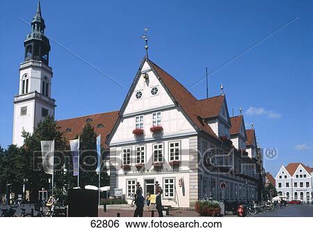 Tourists in front of building, Celle, Lower Saxony, Germany View Large Photo Image Stock Photograph - Tourists in front of building, Celle, Lower Saxony, Germany . Fotosearch