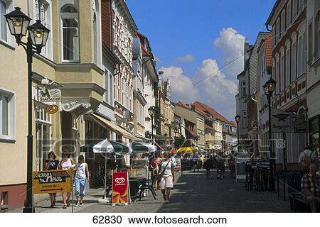 Tourists in street, Waren, Mecklenburg-Vorpommern, Germany View Large Photo Image Stock Image - Tourists in street, Waren, Mecklenburg-Vorpommern, Germany . Fotosearch