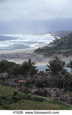 Village on coast, Madagascar View Large Photo Image Stock Photograph - Village on coast, Madagascar . Fotosearch