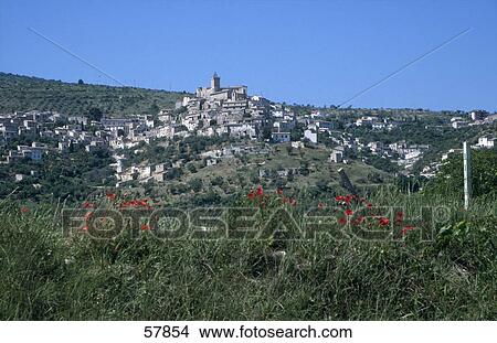 Village on mountain View Large Photo Image Picture - Village on mountain . Fotosearch