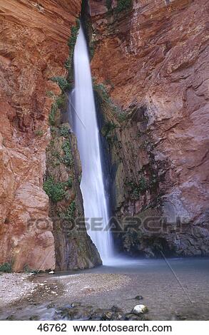 Stock Image - Waterfall, Grand Canyon, Arizona, USA . Fotosearch