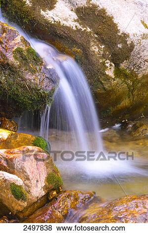 Waterfall, Styria, Austria View Large Photo Image Stock Photo - Waterfall, Styria, Austria . Fotosearch