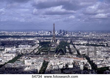 Aerial view of cityscape, Paris, France View Large Photo Image Picture - Aerial view of cityscape, Paris, France . Fotosearch