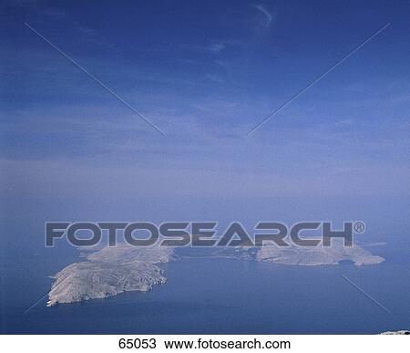 Aerial view of islands, Krk, Croatia View Large Photo Image Stock Image - Aerial view of islands, Krk, Croatia . Fotosearch