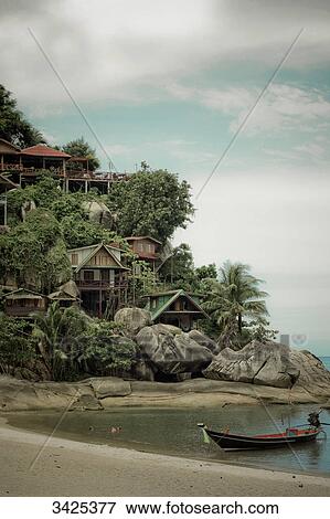 Stock Photo - Beach of Ko Phangan, Thailand . Fotosearch