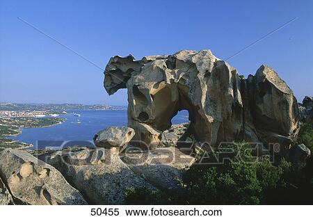 Bear Rock at coast, Bay of Palau, Capo d'Orso, Sardinia, Italy View Large Photo Image Stock Photography - Bear Rock at coast, Bay of Palau, Capo d'Orso, Sardinia, Italy . Fotosearch