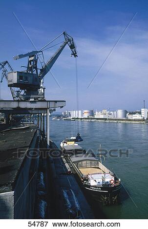 Boat at harbor, Rhine River, Switzerland View Large Photo Image Stock Photo - Boat at harbor, Rhine River, Switzerland . Fotosearch