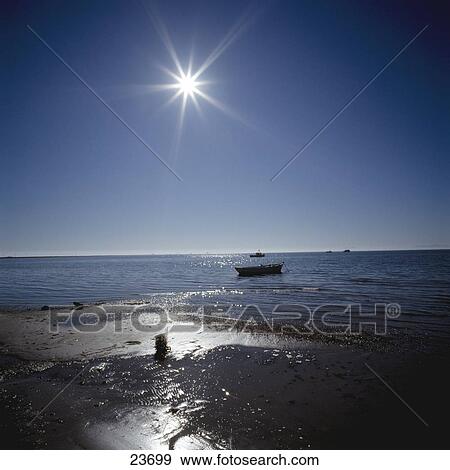 Boats in sea View Large Photo Image Stock Photo - Boats in sea . Fotosearch
