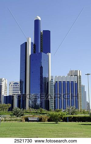 Building in city, Hilton Baynunah Tower, Abu Dhabi, United Arab Emirates View Large Photo Image Stock Image - Building in city, Hilton Baynunah Tower, Abu Dhabi, United Arab Emirates . Fotosearch