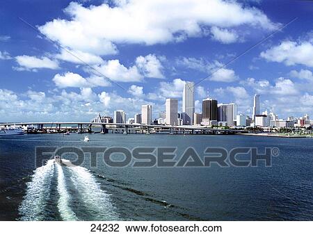Buildings at waterfront, Biscayne Bay, Miami, Miami-Dade County, Florida, USA View Large Photo Image Stock Image - Buildings at waterfront, Biscayne Bay, Miami, Miami-Dade County, Florida, USA . Fotosearch
