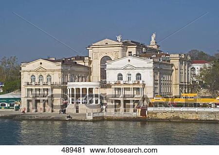 Buildings at waterfront, Crimea, Ukraine View Large Photo Image Stock Image - Buildings at waterfront, Crimea, Ukraine . Fotosearch