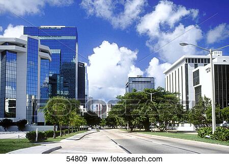 Buildings in city, Brickell Avenue, Miami, Florida, USA View Large Photo Image Stock Photo - Buildings in city, Brickell Avenue, Miami, Florida, USA . Fotosearch