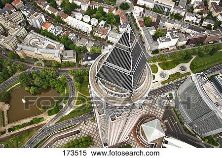 Buildings in city, Messeturm, Frankfurt, Hesse, Germany View Large Photo Image Stock Photography - Buildings in city, Messeturm, Frankfurt, Hesse, Germany . Fotosearch