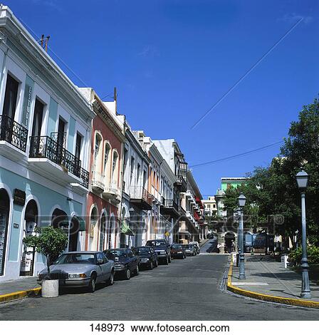 Cars parked on roadside, Calle O'Donnell, San Juan, Puerto Rico View Large Photo Image Stock Image - Cars parked on roadside, Calle O'Donnell, San Juan, Puerto Rico . Fotosearch