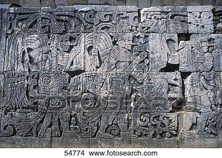 Carving on stone wall, The Ball Court, Chichen Itza, Yucatan, Mexico View Large Photo Image Picture - Carving on stone wall, The Ball Court, Chichen Itza, Yucatan, Mexico . Fotosearch