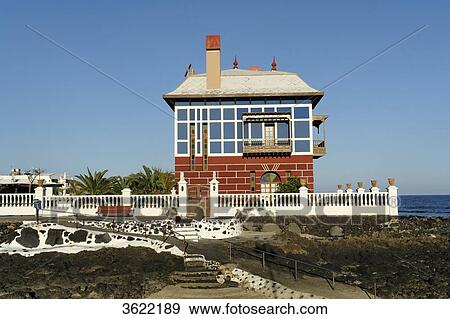 Casa Juanita, Arrieta, Lanzarote, Canary Islands, Spain, Europe View Large Photo Image Stock Photo - Casa Juanita, Arrieta, Lanzarote, Canary Islands, Spain, Europe . Fotosearch