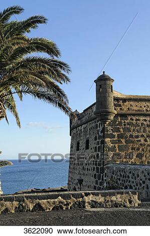 Stock Image - Castillo de San Jose, Arrecife, Lanzarote, Canary Islands, Spain, Europe . Fotosearch