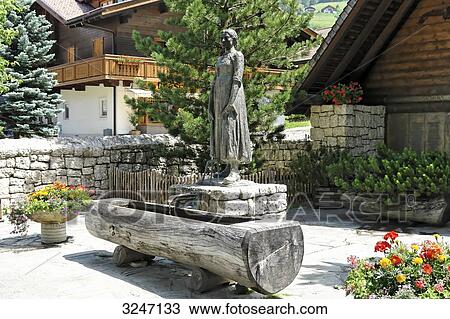 Catarina-Lanz- Statue, San Vigilio, Enneberg, South Tyrol, Italy View Large Photo Image Stock Image - Catarina-Lanz- Statue, San Vigilio, Enneberg, South Tyrol, Italy . Fotosearch