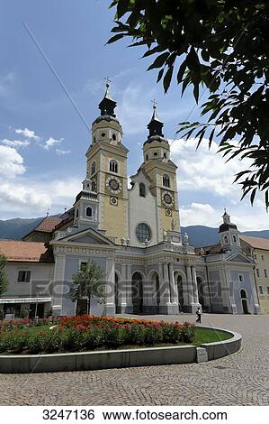 Cathedral, Brixen, South Tyrol, Italy View Large Photo Image Stock Photograph - Cathedral, Brixen, South Tyrol, Italy . Fotosearch