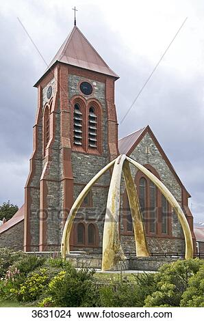Christ Church Cathedral, Port Stanley, Falkland Islands, South America, America View Large Photo Image Picture - Christ Church Cathedral, Port Stanley, Falkland Islands, South America, America . Fotosearch